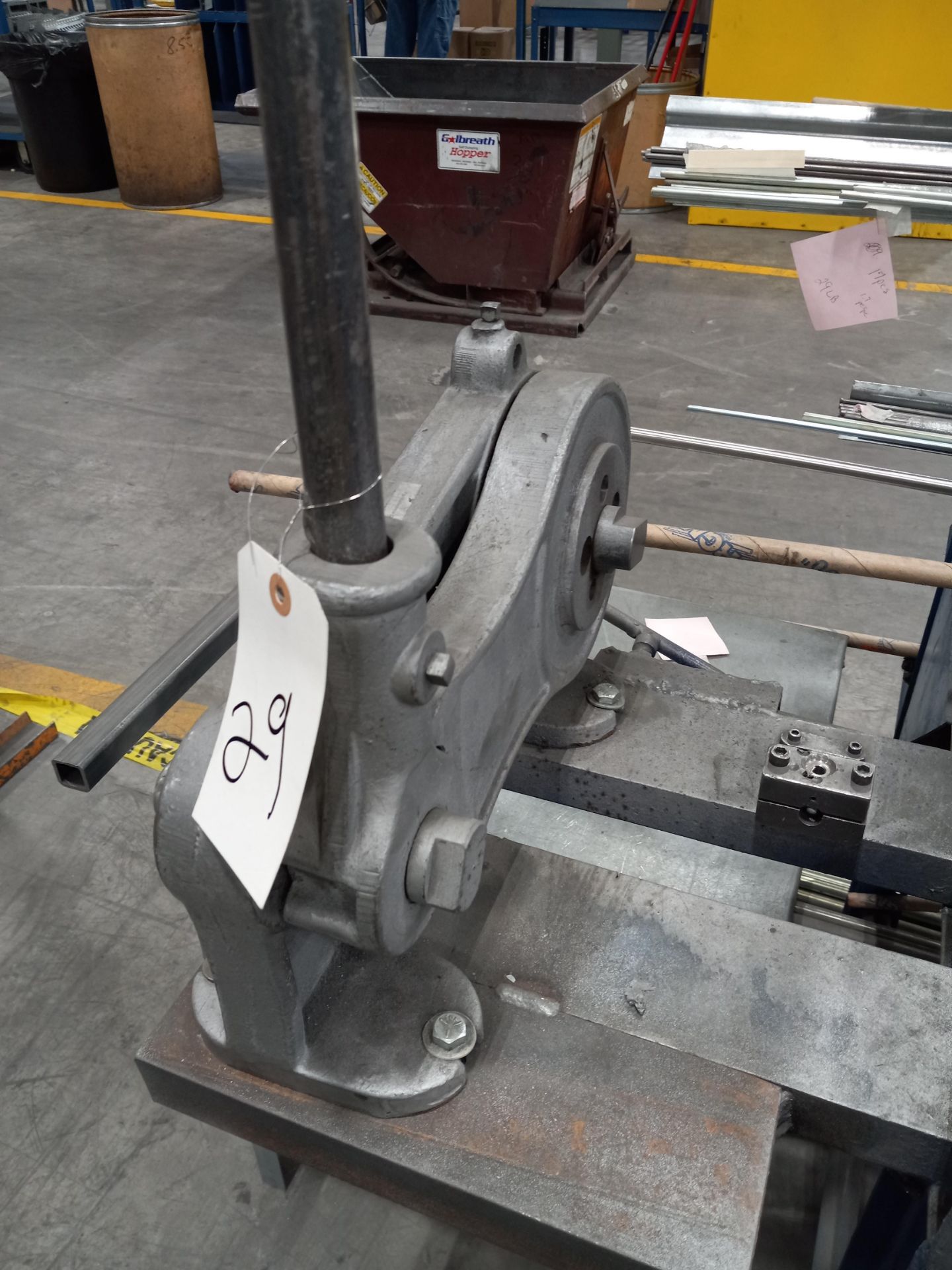 Hand Operated Bar Shear