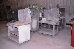 Lot - (5) Portable Paint Mixing/Spraying Stations