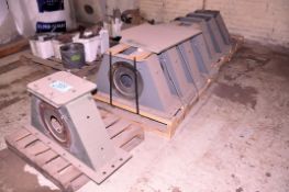 Lot of (7) Pangborn Replacement Wheel Housings