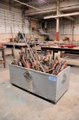 Lot - Jack Hammer Tools with Steel Container