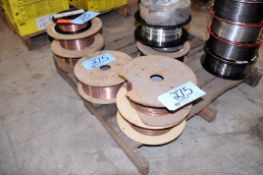 Lot - (6) Various Spools of Fiber Welding Wire in (3) Stacks