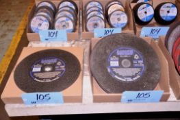 Lot - New and Used Radnor 12 in. x 3/32 in. x 1 in. 5,095-RPM Stainless Steel/Metal Cutting Abrasive