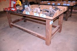 49 in. Long x 96-1/2 in. Wide x 36 in. High x 1/2 in. Thick Steel Welding Table