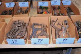 Lot - Locking C-Clamps in (3) Boxes