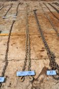 Lot - (2) 1/2 in. Link x 20 ft. 2-Hook Chains