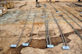 Lot - (8) Single Hook Chains