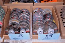 Lot - 4-1/2 in. Grinding Wheels in (3) Boxes