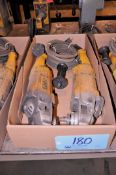 Lot - (2) DeWalt Model D28499X 7 in./9 in. Electric Angle Grinders in (1) Box; 5.3-HP, 6,000-RPM