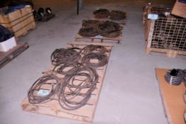 Lot - Welding Leads and Cords on (4) Pallets