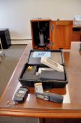 Lot - Bosch & Lomb Microscope, X-Rite Model 331 Battery Operated Transmission Densitometer, Etc.