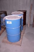 Lot - Cycled Shot Blast Material in (3) 55-Gallon Drums
