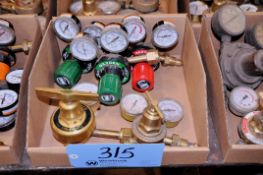 Lot - (5) Welding Regulators in (1) Box