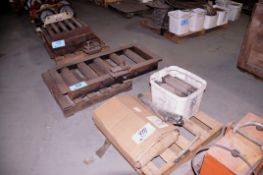 Lot - Roller Conveyor with Rollers on (3) Pallets