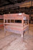 Lot - (2) 60 in. Long x 60 in. Wide x 36 in. High Acorn Welding Tables