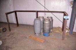 Lot - (2) Tank Storage Racks