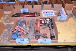 Lot - Grease Guns, Caulk Guns and Caulk in (4) Boxes