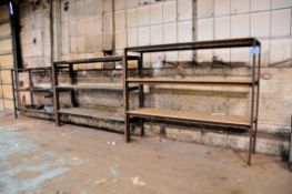 Lot - (1) 96 in. Wide x 24 in. Deep x 78 in. High, (1) 96 in. Wide x 24 in. Deep x 72 in. High, Etc.