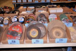 Lot - 9 in. Abrasive Cutoff Wheels with (1) 10 in. and (1) 12 in. Wheels in (3) Boxes