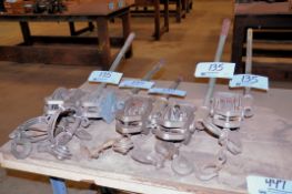 Lot - (5) Dayton Model 3AY61 3,400-lb. Capacity Ratchet Pullers in (1) Group