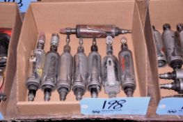 Lot - (8) Pneumatic Straight Die Grinders in (1) Box