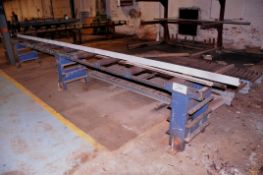 20 in. x 20 ft. Heavy Duty Roller Feed Conveyor