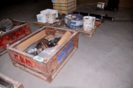 Lot - Parts in (1) Basket and on (1) Pallet