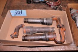 Lot - (3) Pneumatic Chipping Hammers in (1) Box