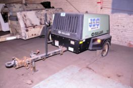2007 Sullair Series 185 Portable Diesel Rotary Screw Air Compressor