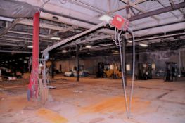 Welding Boom with Lincoln LF-74 Wire Feed and Mig Gun