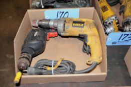 Dewalt Model DW2456 1/2 in. Electric Drill with Wel-Bilt 4.5-Amp Hammer Drill in (1) Box