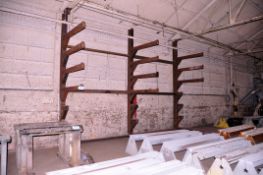 19 ft. Wide x 8 ft. Deep x 15 ft. High Cantilever Stock Rack