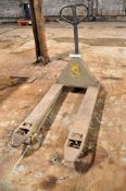 27 in. x 48 in. Manual Walk Behind Hand-Operated Hydraulic Pallet Jack