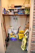 Lot - Janitorial Supplies in (1) Closet