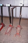 Lot - (2) Hydraulic Floor Jacks