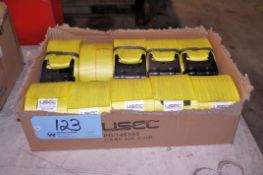 Lot - (10) 4 in. Wide Heavy Truck Straps in (1) Case (NEW)