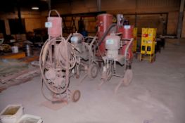 Lot - (2) Portable Airless Paint Pumps and (1) Portable Sand Blast