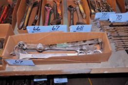 Lot - Large Combination Wrenches in (1) Box