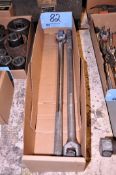 Lot - (2) 1 in. Drive Breaker Bars in (1) Box