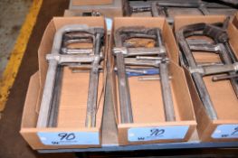Lot - (6) 12-1/2 in. Welding Clamps in (2) Boxes
