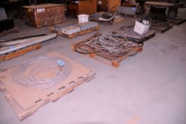 Lot - 3/8 in. and 1/4 in. Cable on (3) Pallets