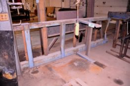 36 in. x 10-1/2 ft. Roller Feed Conveyor with Stand