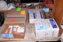 Lot - Strapping Tensioners, Crimpers, Buckles and Shipping Tags