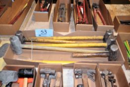 Lot - Long Handle Sledge Hammers in (1) Box