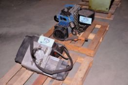 Lot - (2) Electric Hoists and Parts on (4) Pallets