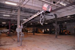 Welding Boom with Lincoln LF-74 Wire Feed and Mig Gun