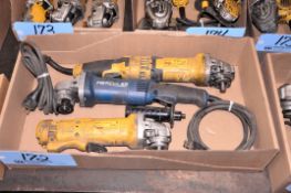 Lot - DeWalt Model DWE43116 6 in. Electric Angle Grinder, DeWalt Model DWE402 4-1/2 in. Etc.