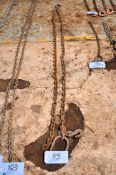 3/8 in. Link x 8 ft. Chain Sling with (2) Chokers