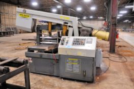 2008 Hyd-Mech Model M-20A 20 in. x 30 in. Automatic Mitering Horizontal Bandsaw, Overhead Bundling