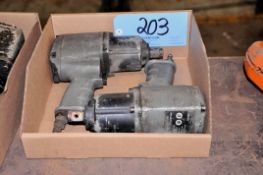 Lot - (2) 3/4 in. Drive Pneumatic Impact Guns in (1) Box