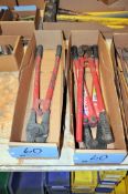 Lot - (2) 24 in. Bolt Cutters and (1) 24 in. Crimping Tool in (2) Boxes